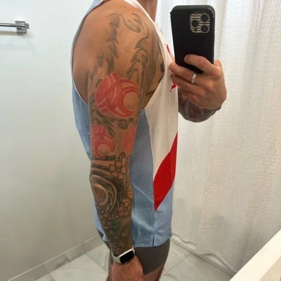 Tracksmith 2022 Chicago Marathon Edition Van Cortlandt Running Race Singlet RARE - Picture 5 of 5